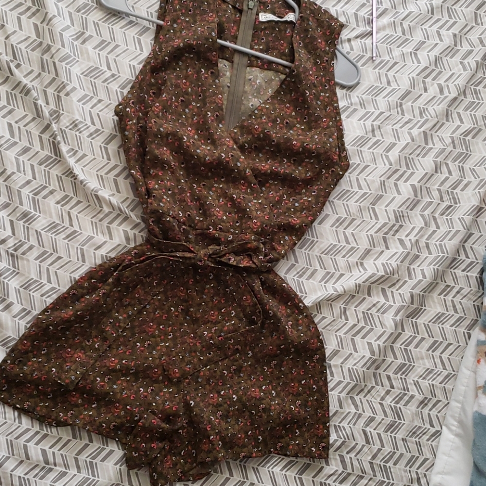 A&F floral romper